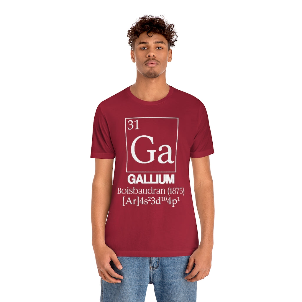 Gallium Element-31 T-Shirt, by Aardvark Dreams [Elementwear]