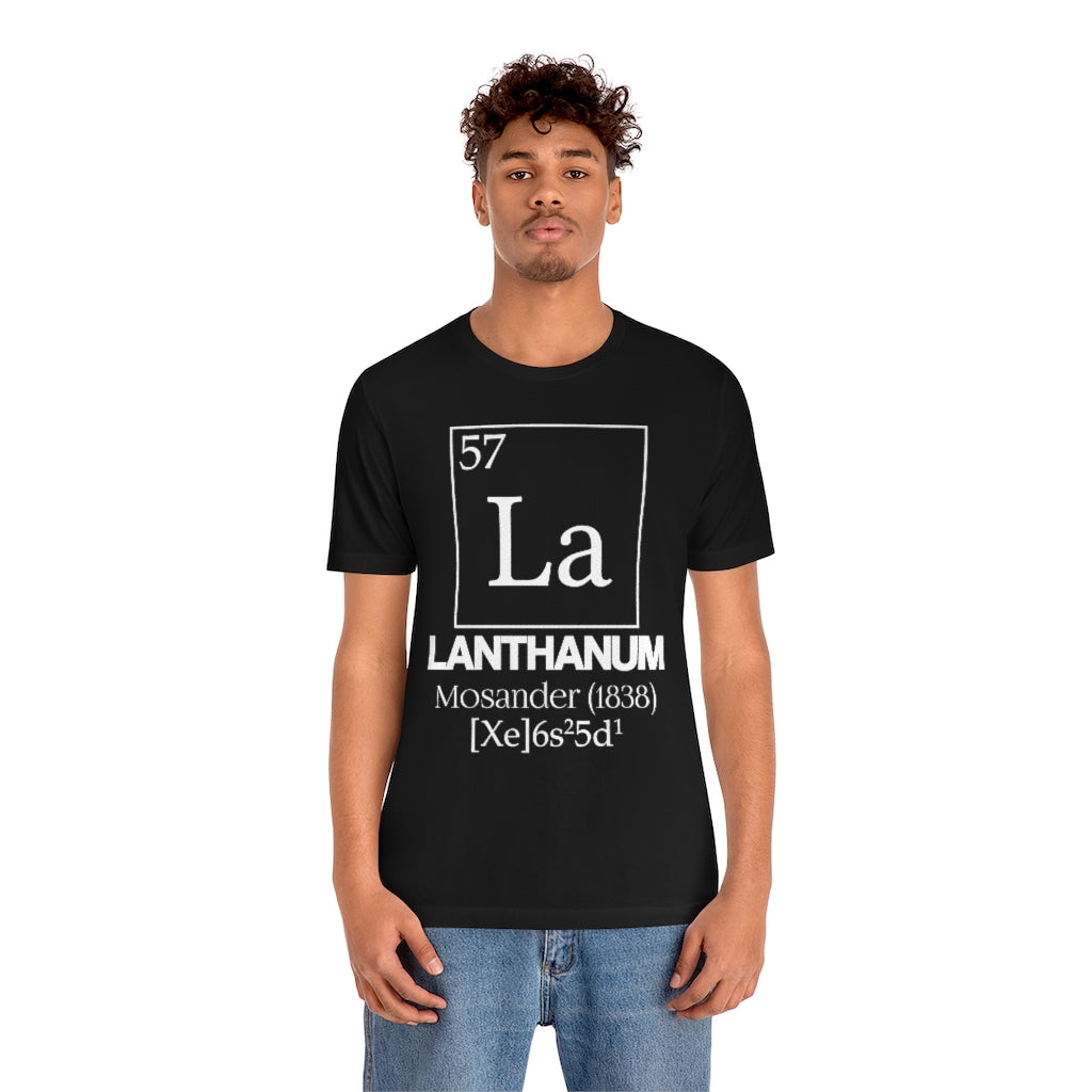 Lanthanum Element-57 T-Shirt, by Aardvark Dreams [Elementwear]