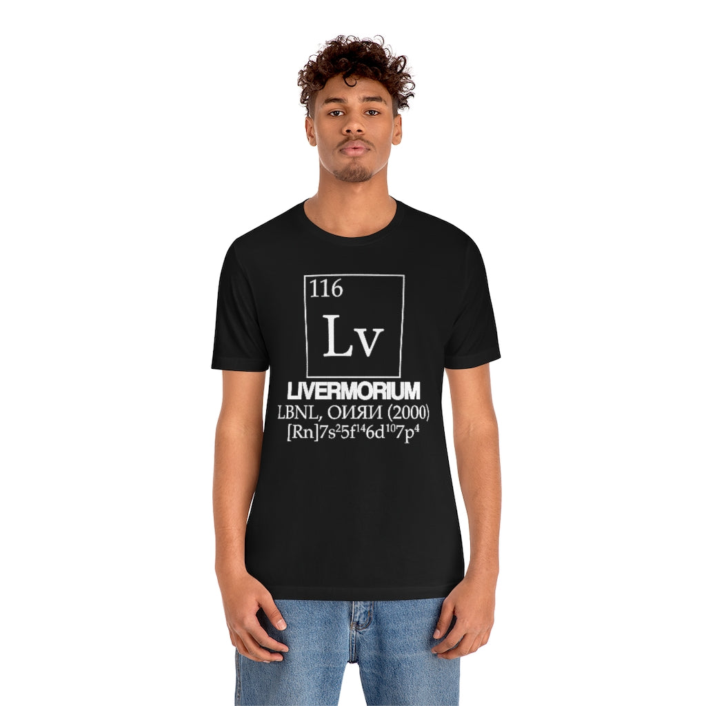 Livermorium Element-116 T-Shirt, by Aardvark Dreams [Elementwear]