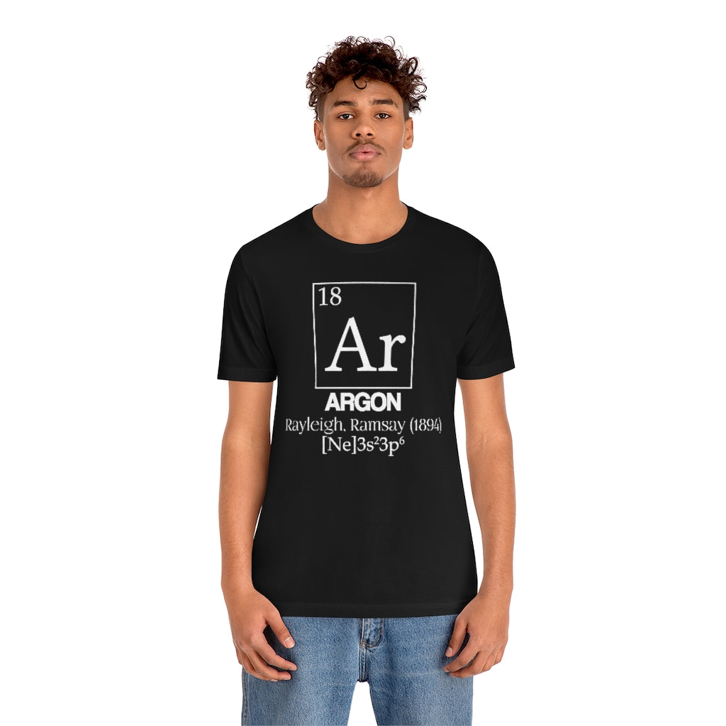 Argon Element-18 T-Shirt, by Aardvark Dreams [Elementwear]