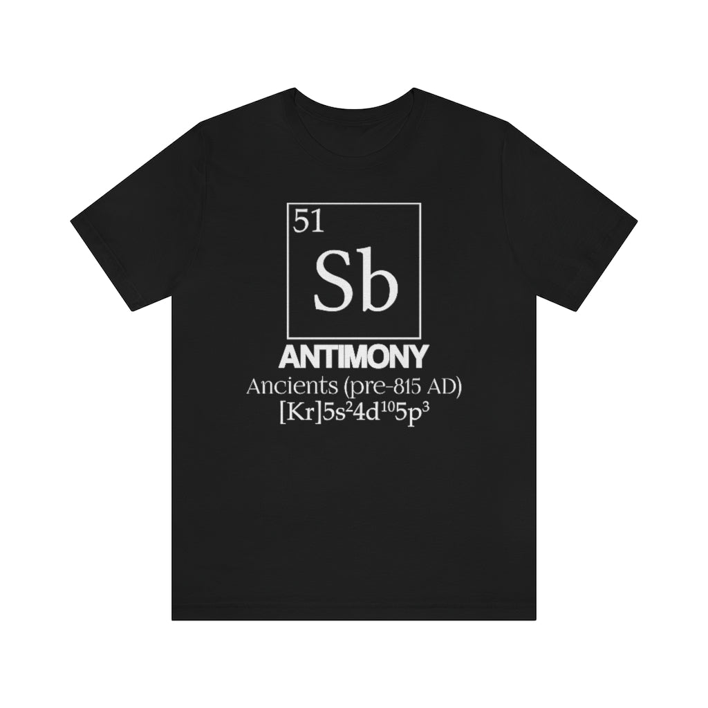 Antimony Element-51 T-Shirt, by Aardvark Dreams [Elementwear]