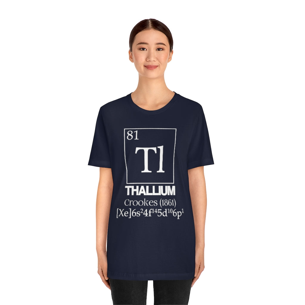 Thallium Element-81 T-Shirt, by Aardvark Dreams [Elementwear]