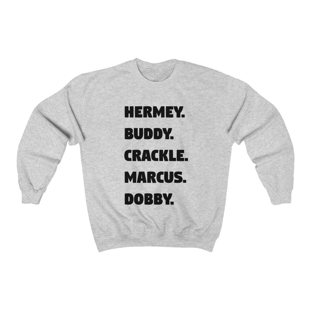 Christmas: Famous Elves Crewneck Sweatshirt