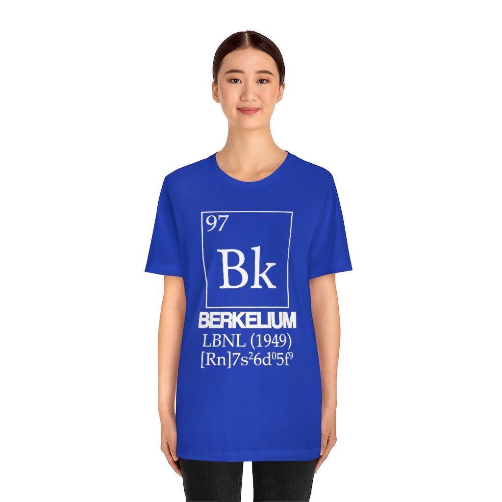 Berkelium Element-97 T-Shirt, by Aardvark Dreams [Elementwear]