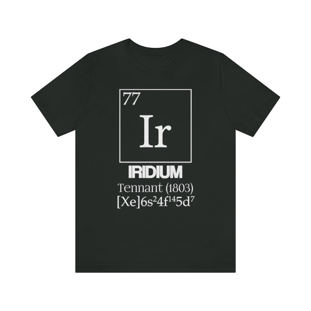 Iridium Element-77 T-Shirt, by Aardvark Dreams [Elementwear]