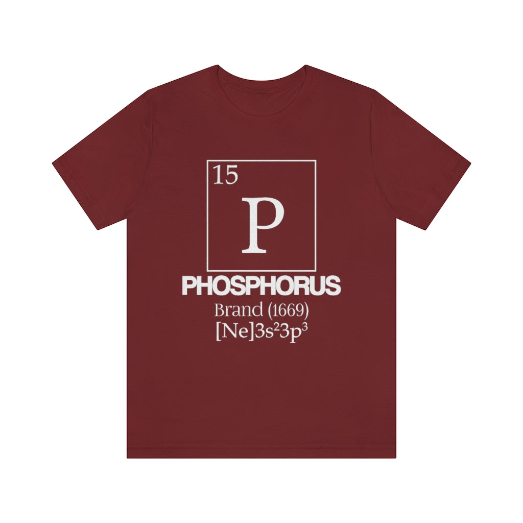 Phosphorus Element-15 T-Shirt, by Aardvark Dreams [Elementwear]