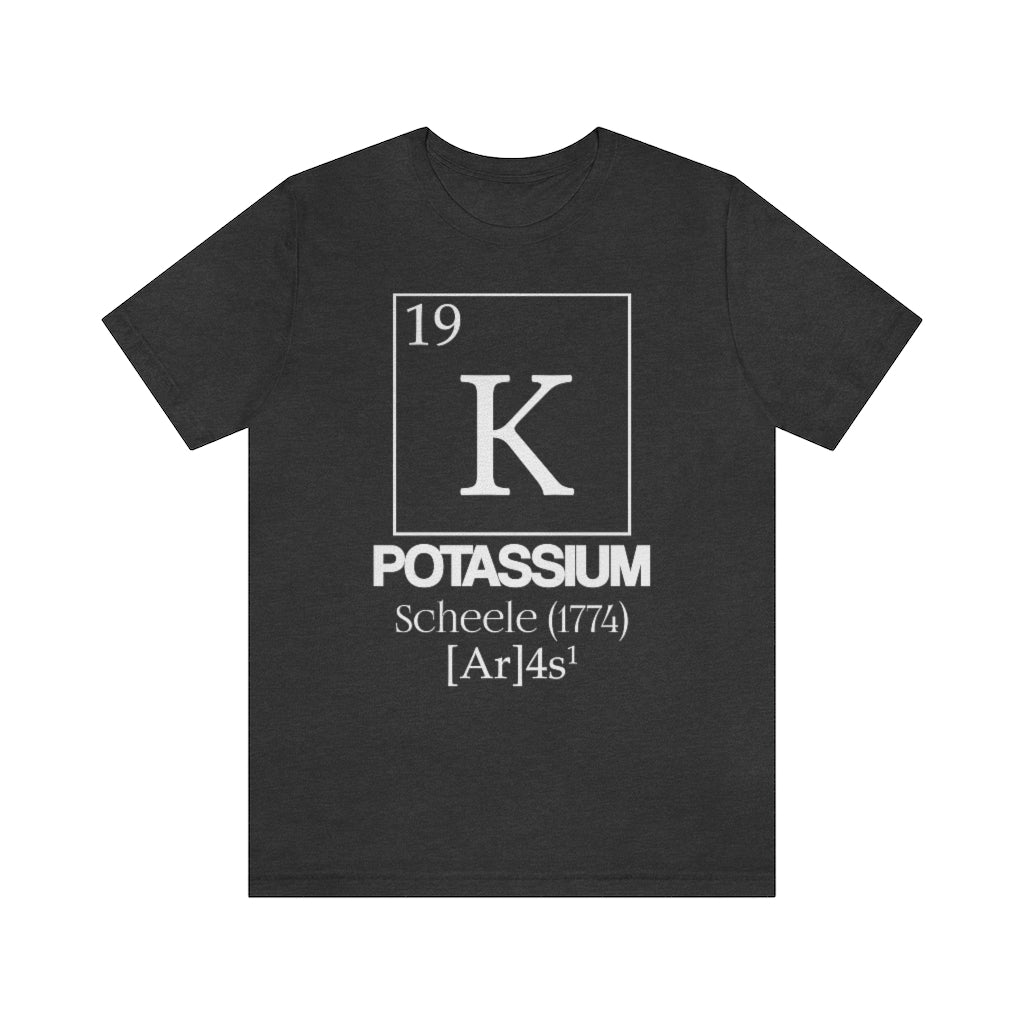 Potassium Element-19 T-Shirt, by Aardvark Dreams [Elementwear]