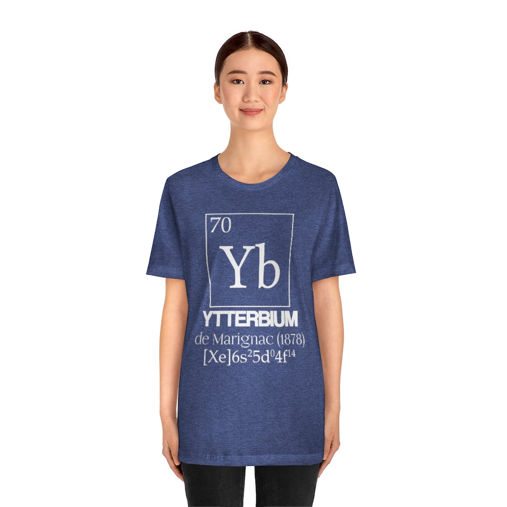 Ytterbium Element-70 T-Shirt, by Aardvark Dreams [Elementwear]