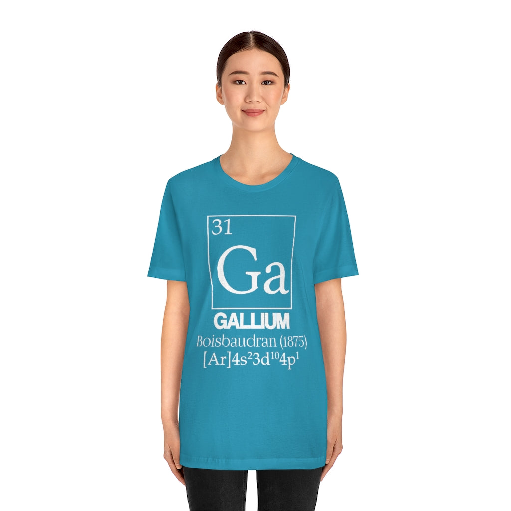 Gallium Element-31 T-Shirt, by Aardvark Dreams [Elementwear]