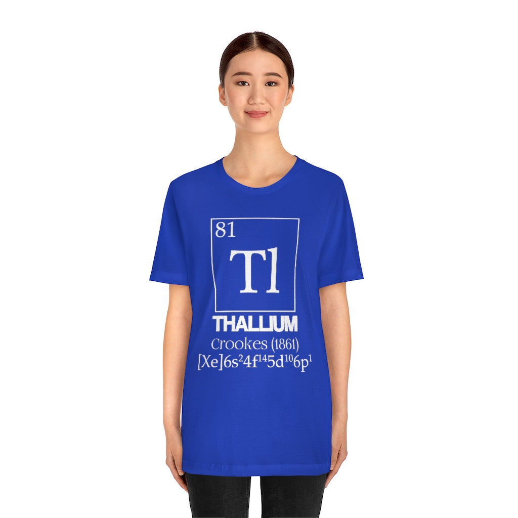 Thallium Element-81 T-Shirt, by Aardvark Dreams [Elementwear]