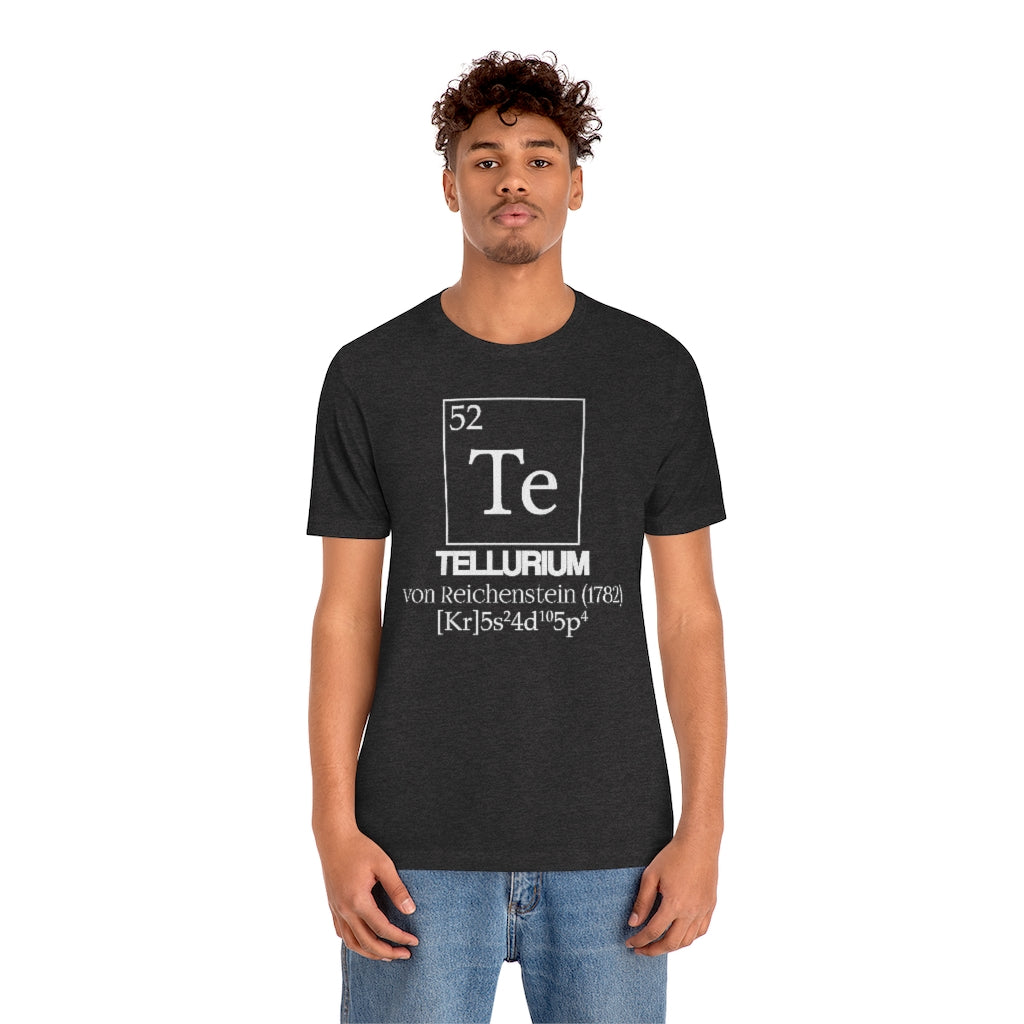 Tellurium Element-52 T-Shirt, by Aardvark Dreams [Elementwear]