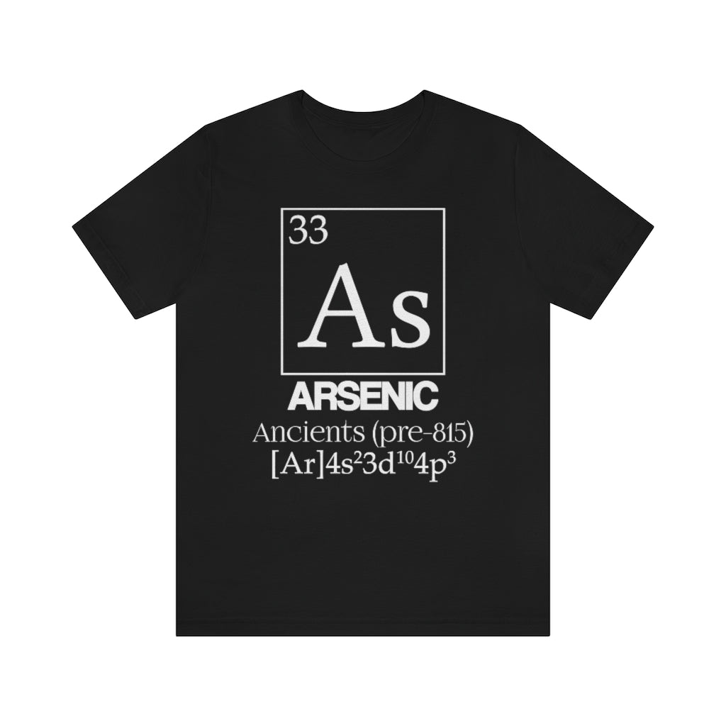 Arsenic Element-33 T-Shirt, by Aardvark Dreams [Elementwear]