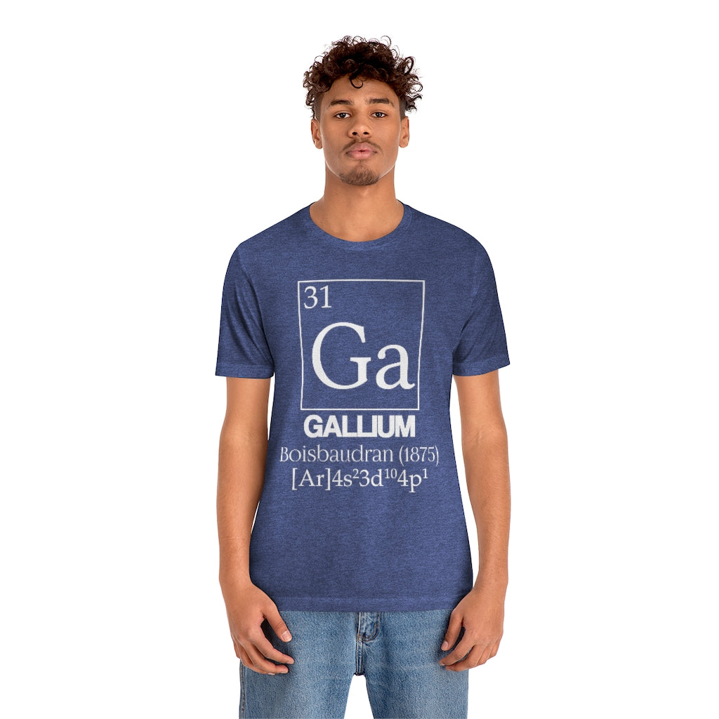 Gallium Element-31 T-Shirt, by Aardvark Dreams [Elementwear]