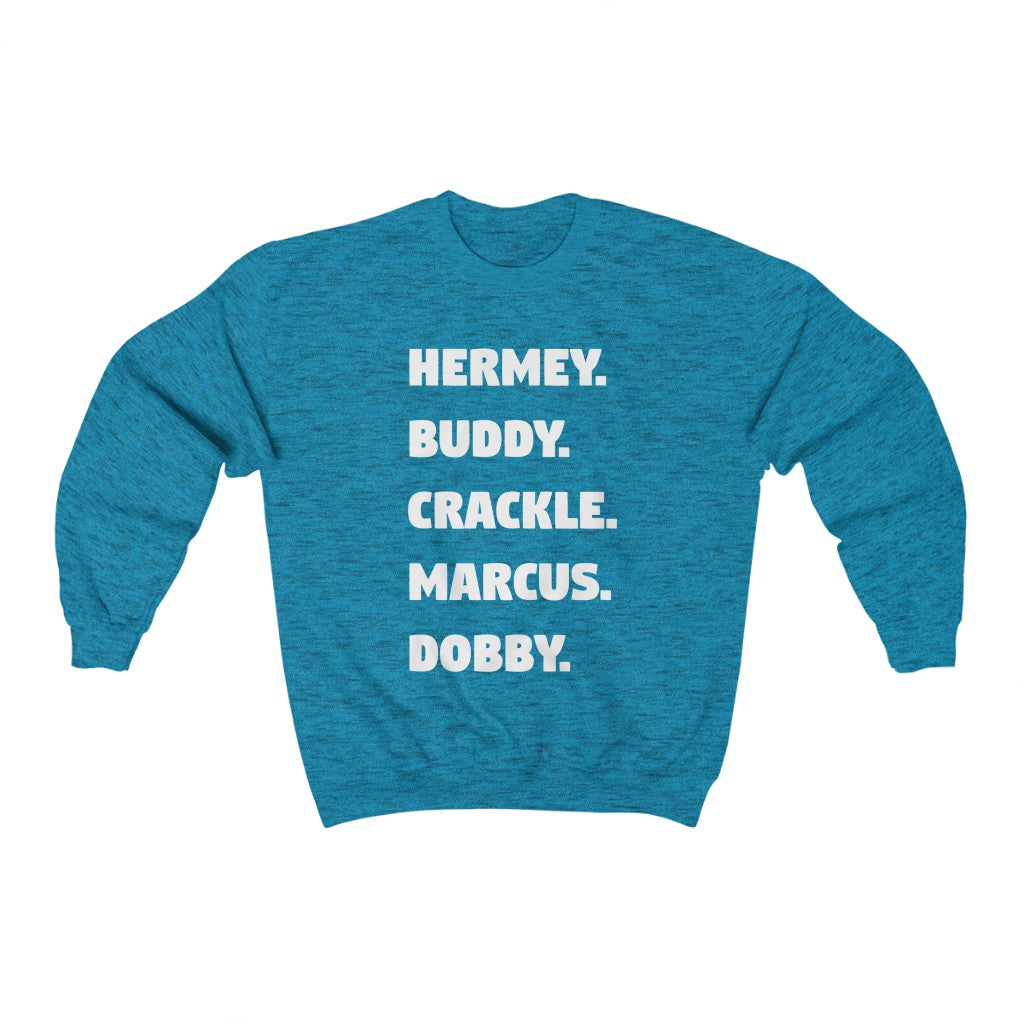 Christmas: Famous Elves Crewneck Sweatshirt