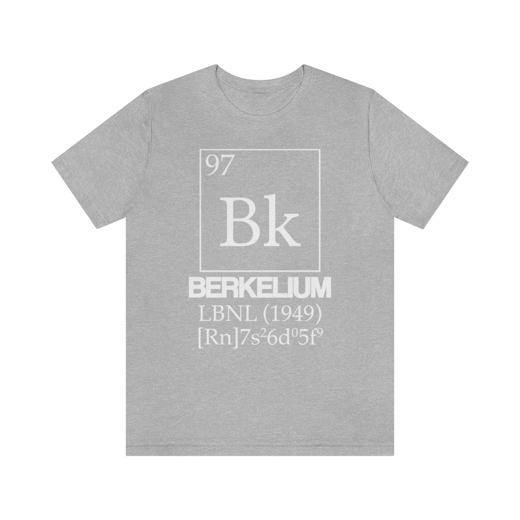 Berkelium Element-97 T-Shirt, by Aardvark Dreams [Elementwear]