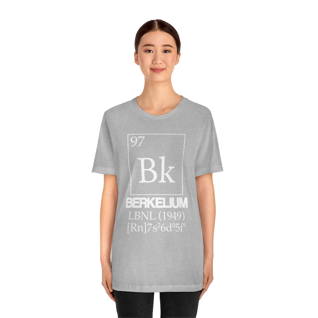 Berkelium Element-97 T-Shirt, by Aardvark Dreams [Elementwear]