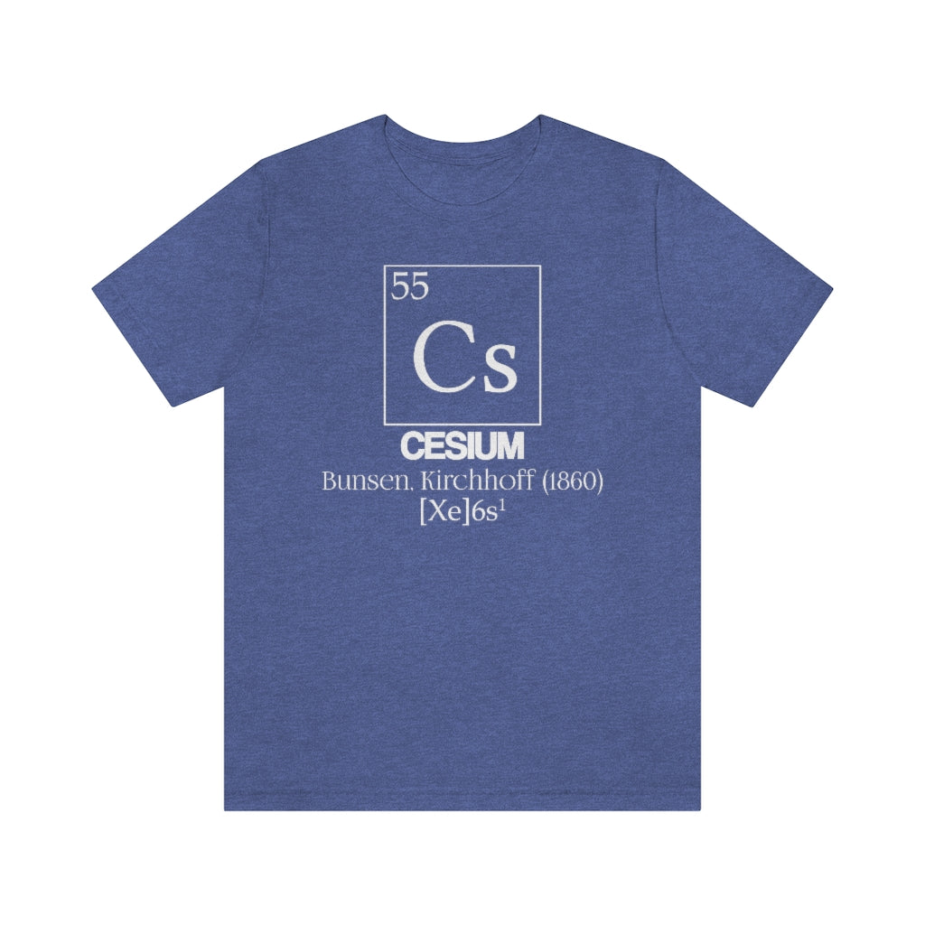 Cesium Element-55 T-Shirt, by Aardvark Dreams [Elementwear]