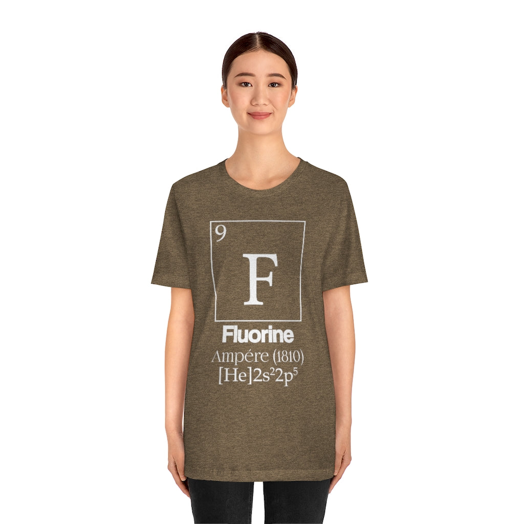 Fluorine Element-9 T-Shirt, by Aardvark Dreams [Elementwear]