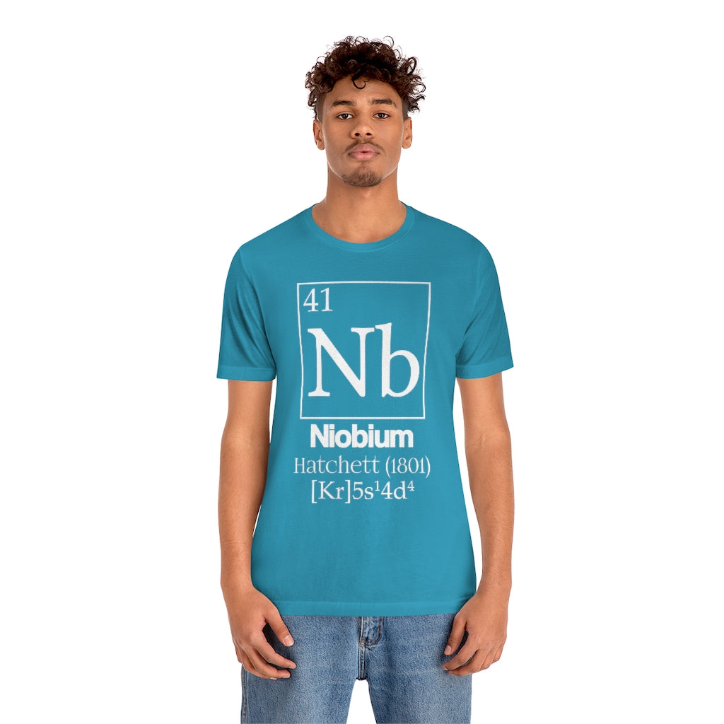 Niobium Element-41 T-Shirt, by Aardvark Dreams [Elementwear]