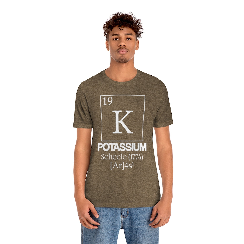 Potassium Element-19 T-Shirt, by Aardvark Dreams [Elementwear]