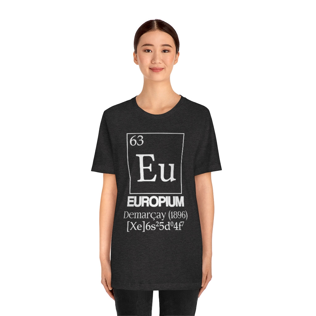 Europium Element-63 T-Shirt, by Aardvark Dreams [Elementwear]