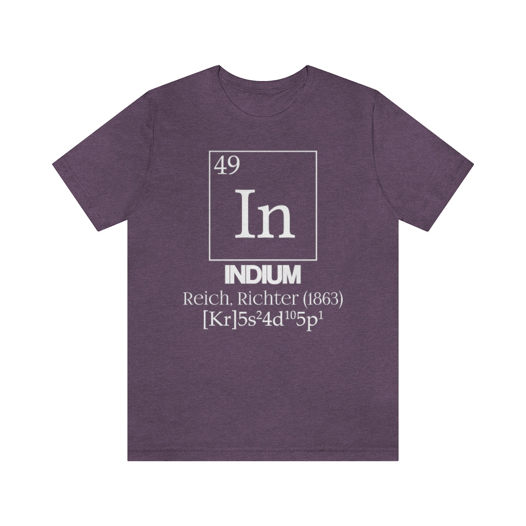 Indium Element-49 T-Shirt, by Aardvark Dreams [Elementwear]