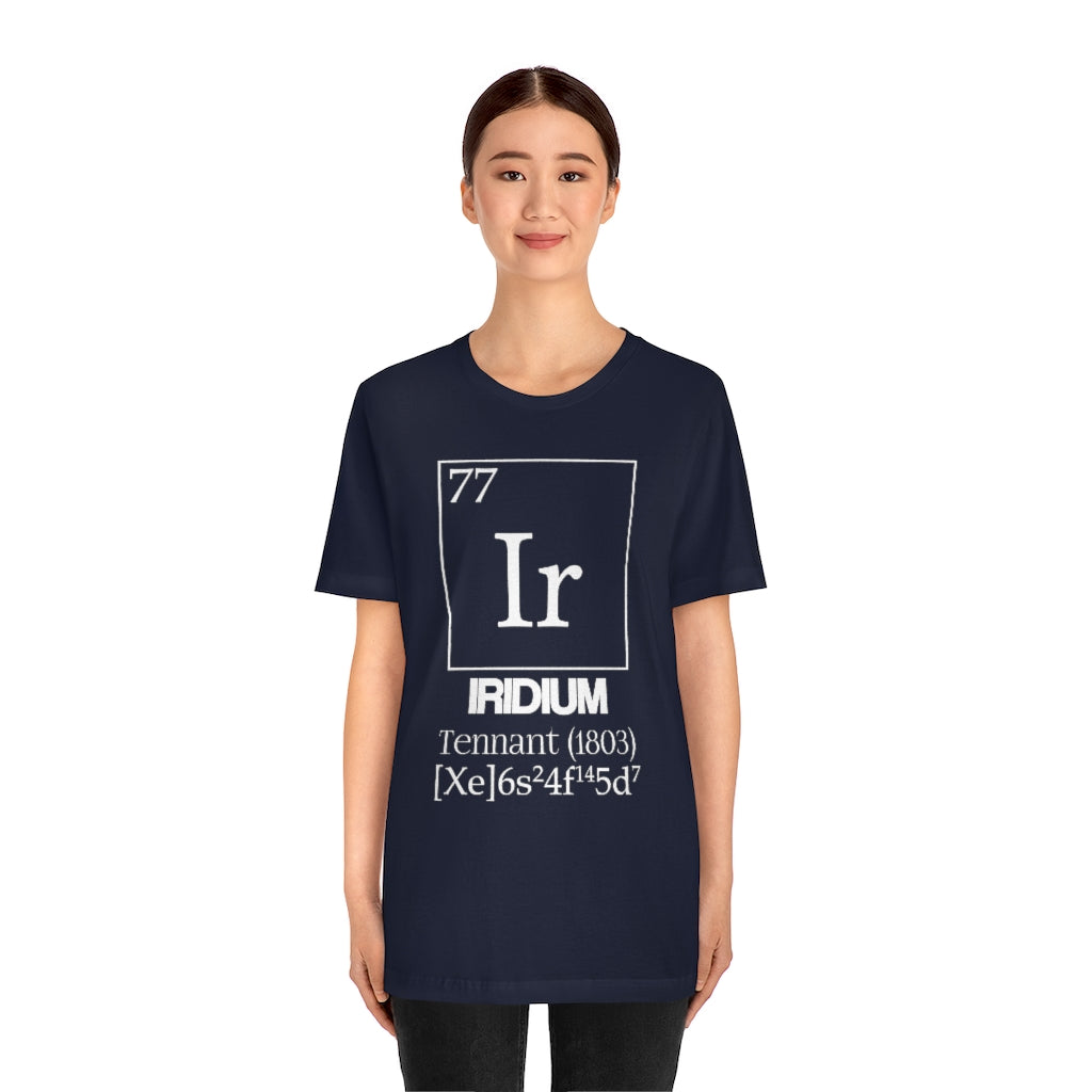 Iridium Element-77 T-Shirt, by Aardvark Dreams [Elementwear]