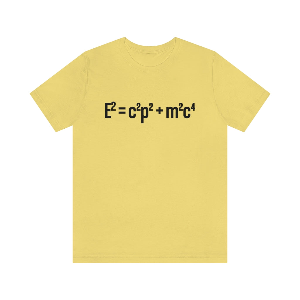 Relativistic Energy Equation T-Shirt, by Aardvark Dreams