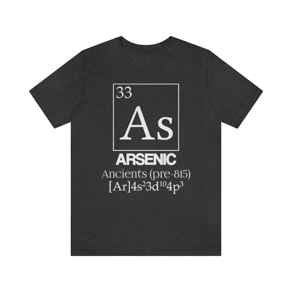 Arsenic Element-33 T-Shirt, by Aardvark Dreams [Elementwear]