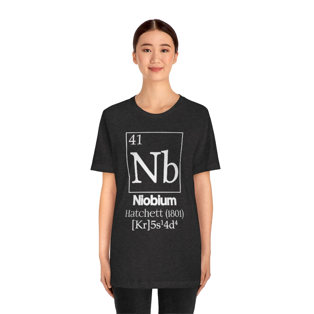 Niobium Element-41 T-Shirt, by Aardvark Dreams [Elementwear]