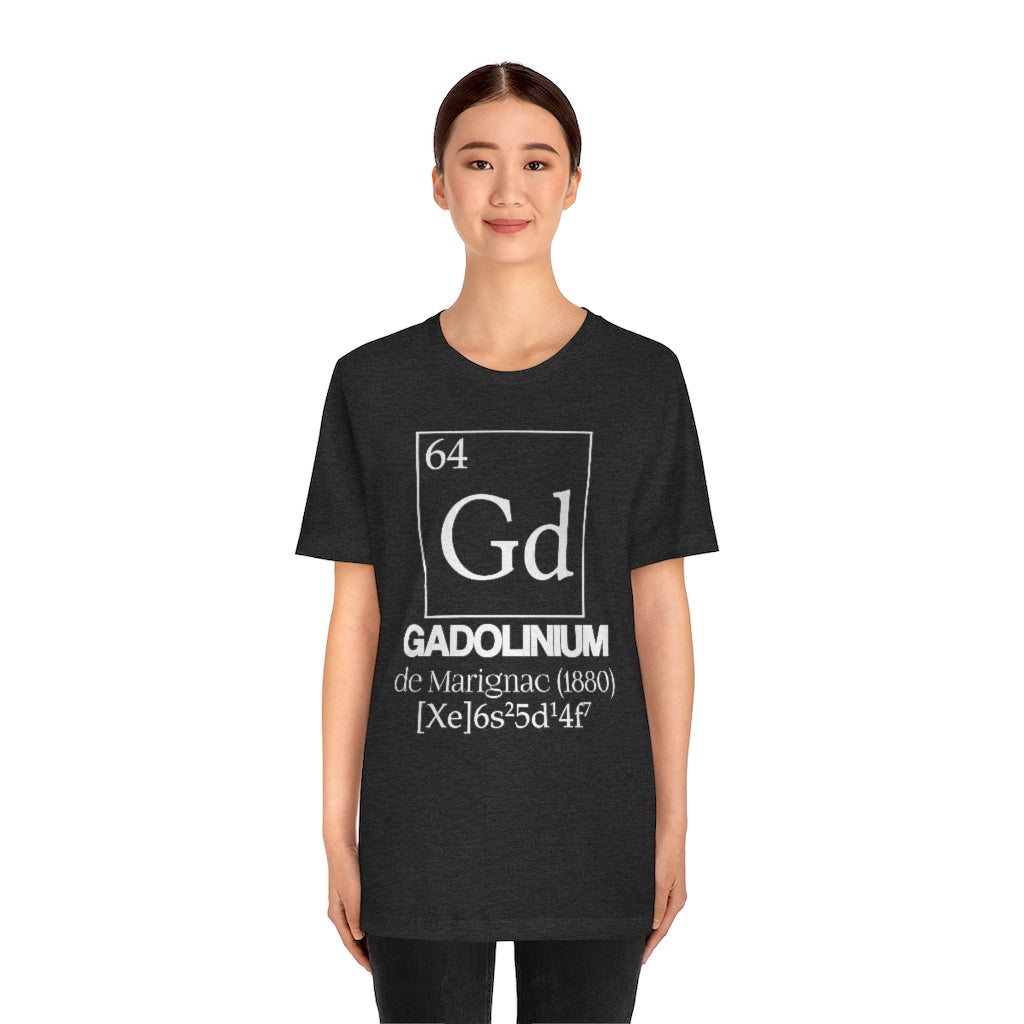 Gadolinium Element-64 T-Shirt, by Aardvark Dreams [Elementwear]