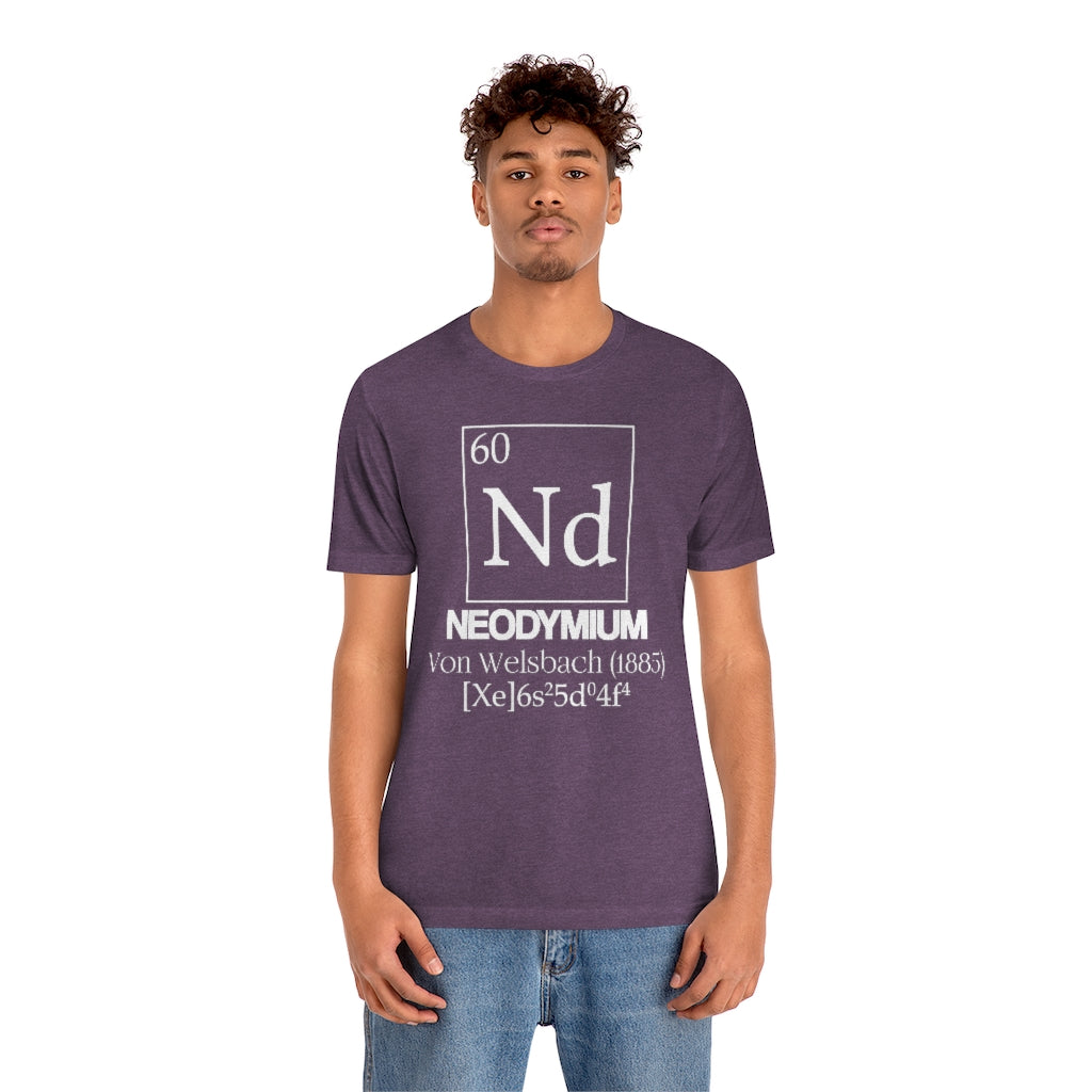 Neodymium Element-60 T-Shirt, by Aardvark Dreams [Elementwear]