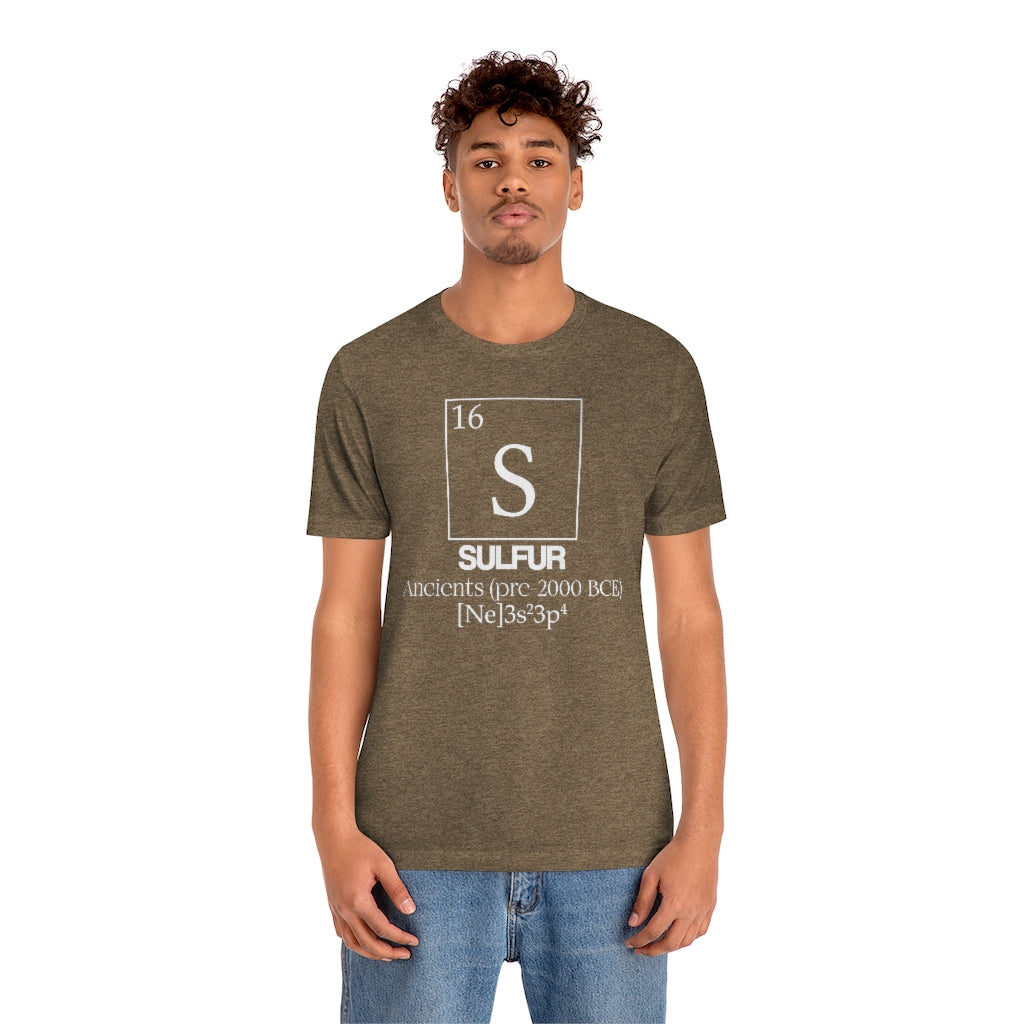 Sulfur Element-16 T-Shirt, by Aardvark Dreams [Elementwear]