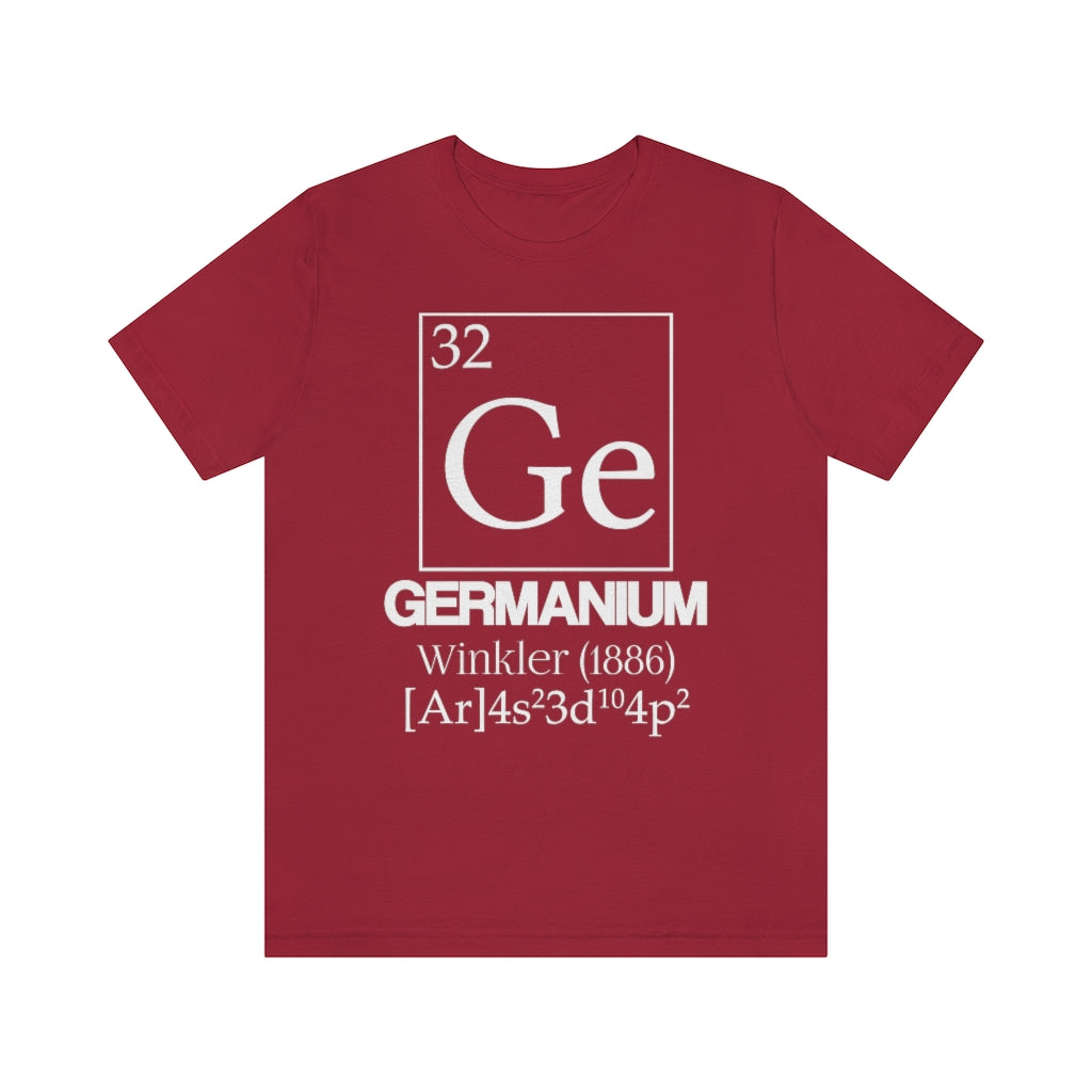 Germanium Element-32 T-Shirt, by Aardvark Dreams [Elementwear]