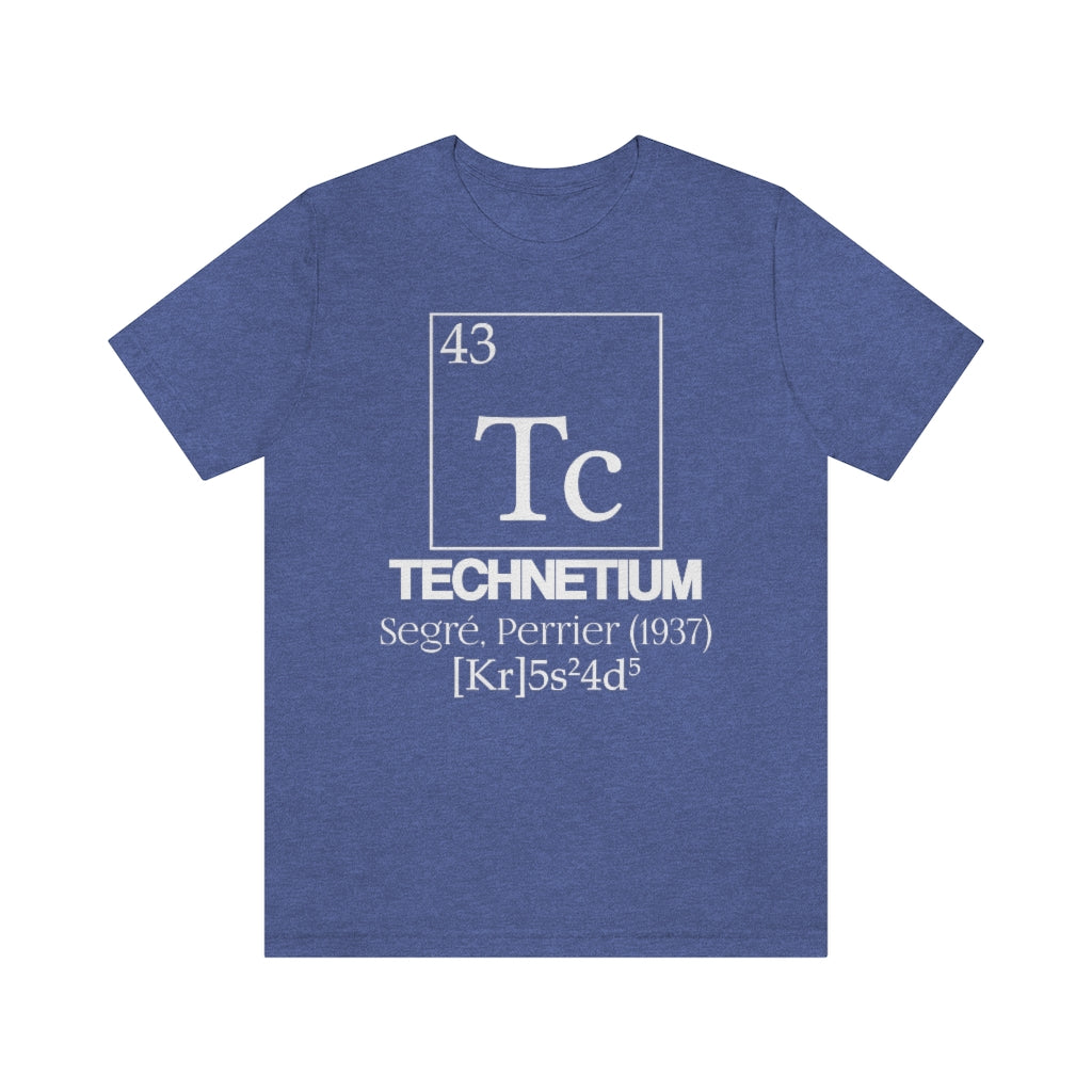 Technetium Element-43 T-Shirt, by Aardvark Dreams [Elementwear]