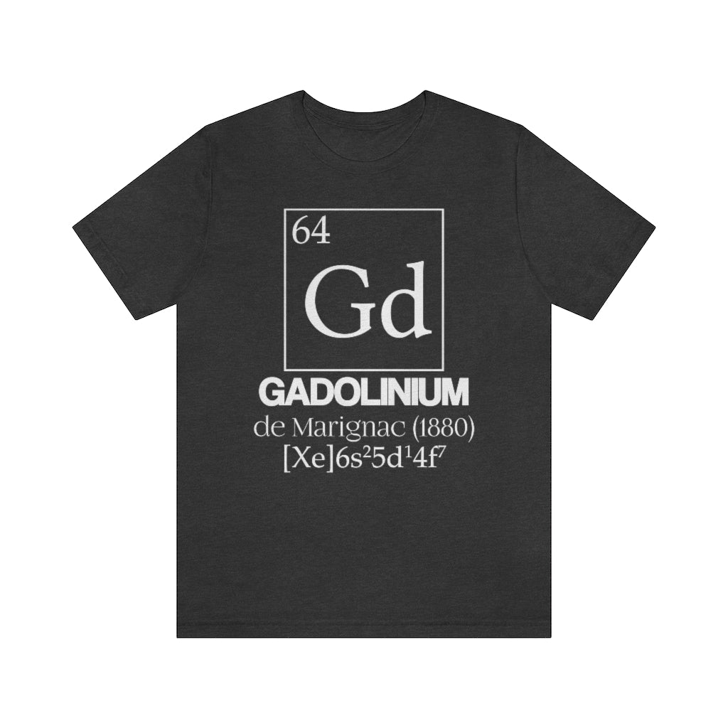 Gadolinium Element-64 T-Shirt, by Aardvark Dreams [Elementwear]