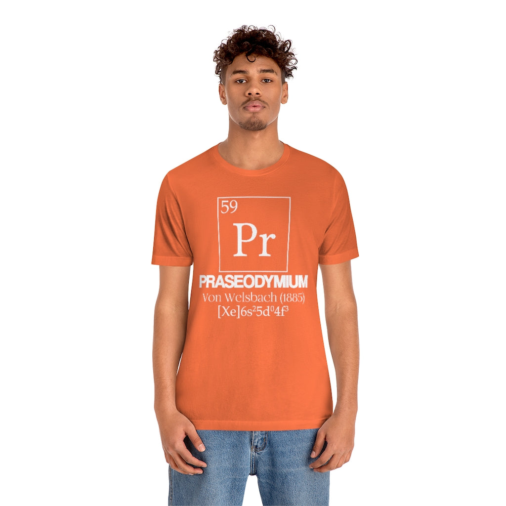 Praseodymium Element-59 T-Shirt, by Aardvark Dreams [Elementwear]