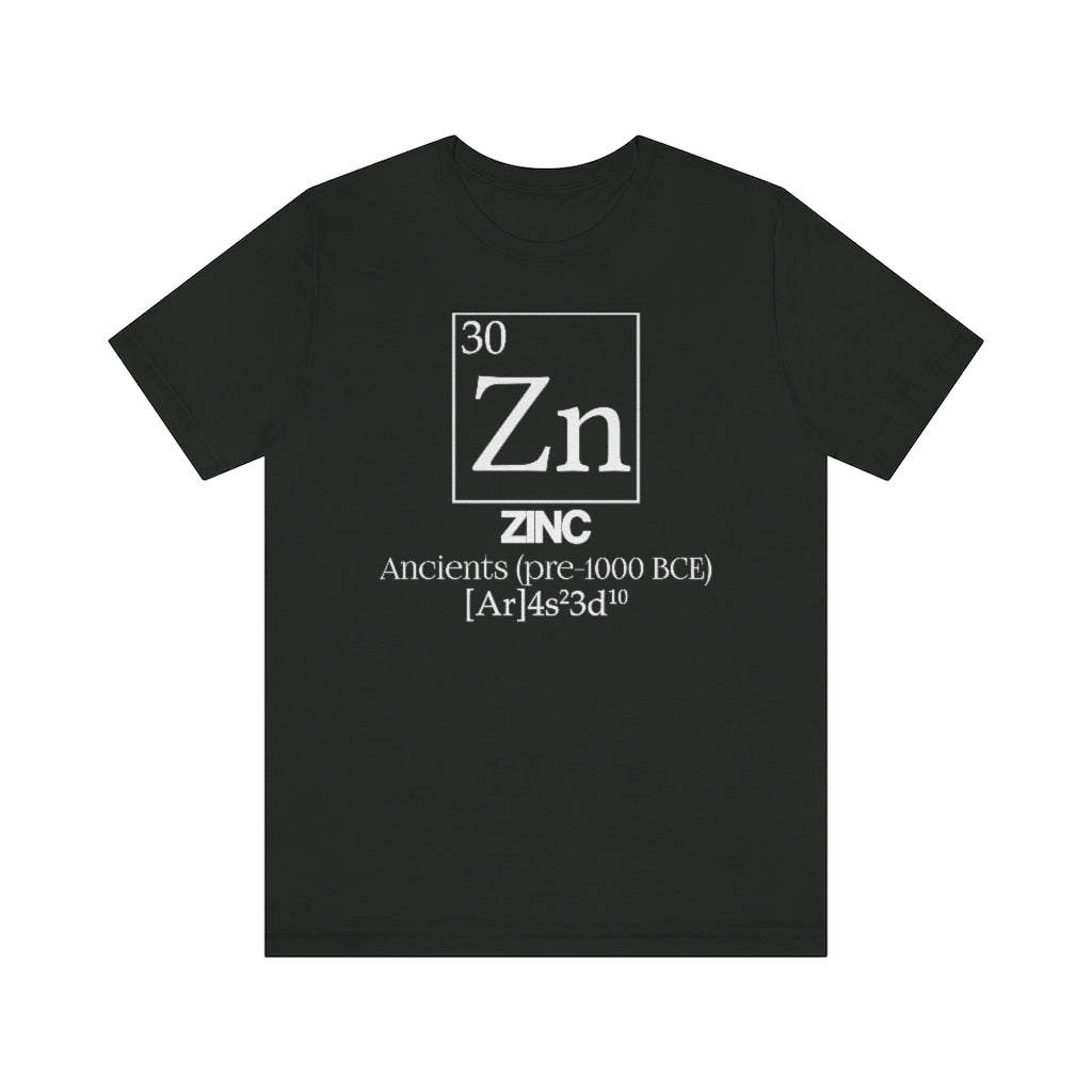 Zinc Element-30 T-Shirt, by Aardvark Dreams [Elementwear]