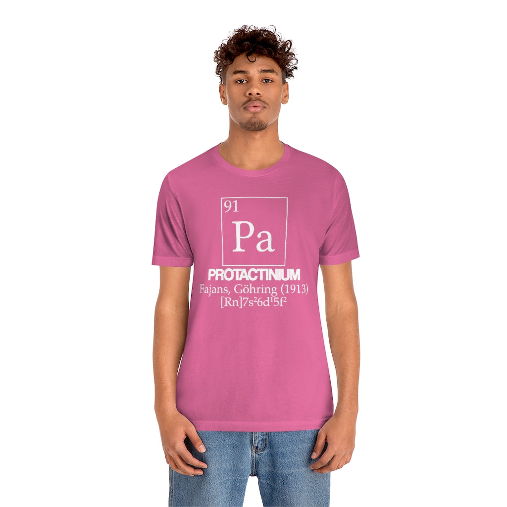 Protactinium Element-91 T-Shirt, by Aardvark Dreams [Elementwear]