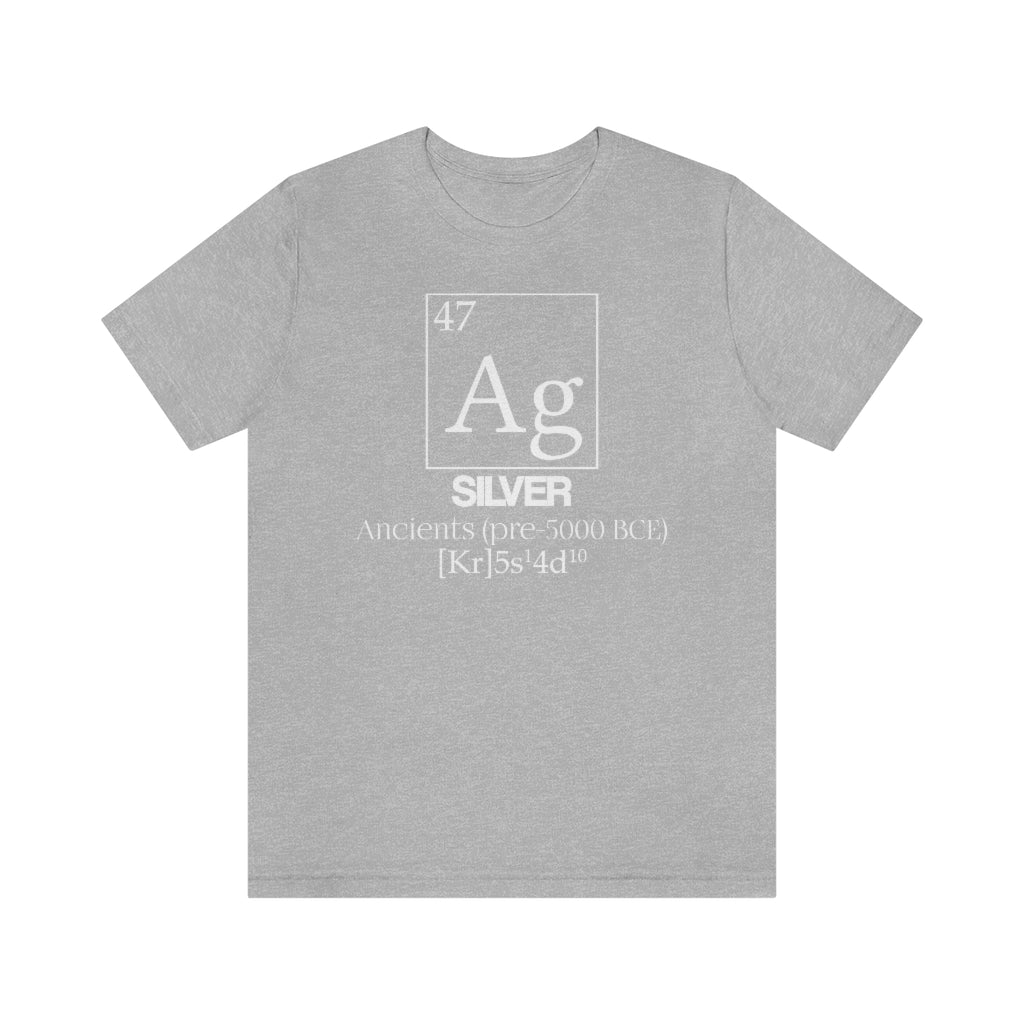 Silver Element-47 T-Shirt, by Aardvark Dreams [Elementwear]