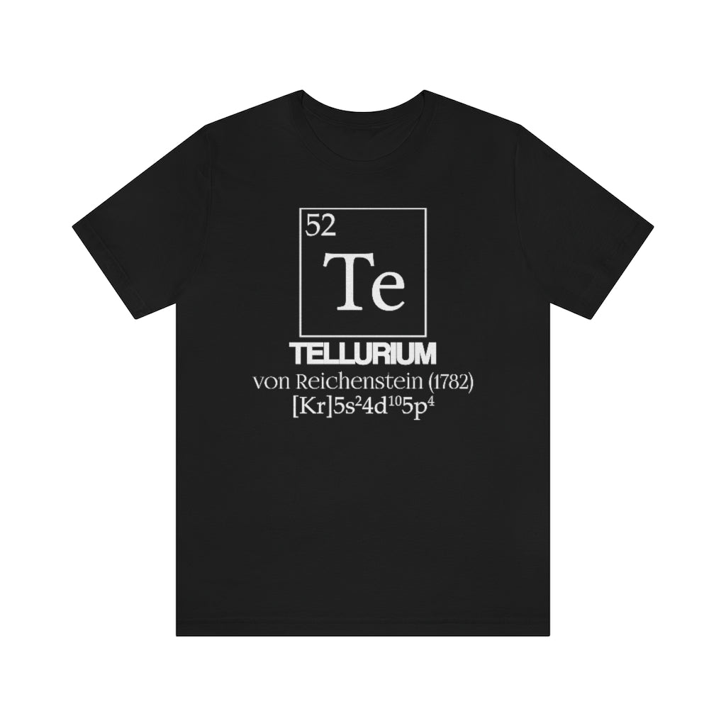 Tellurium Element-52 T-Shirt, by Aardvark Dreams [Elementwear]