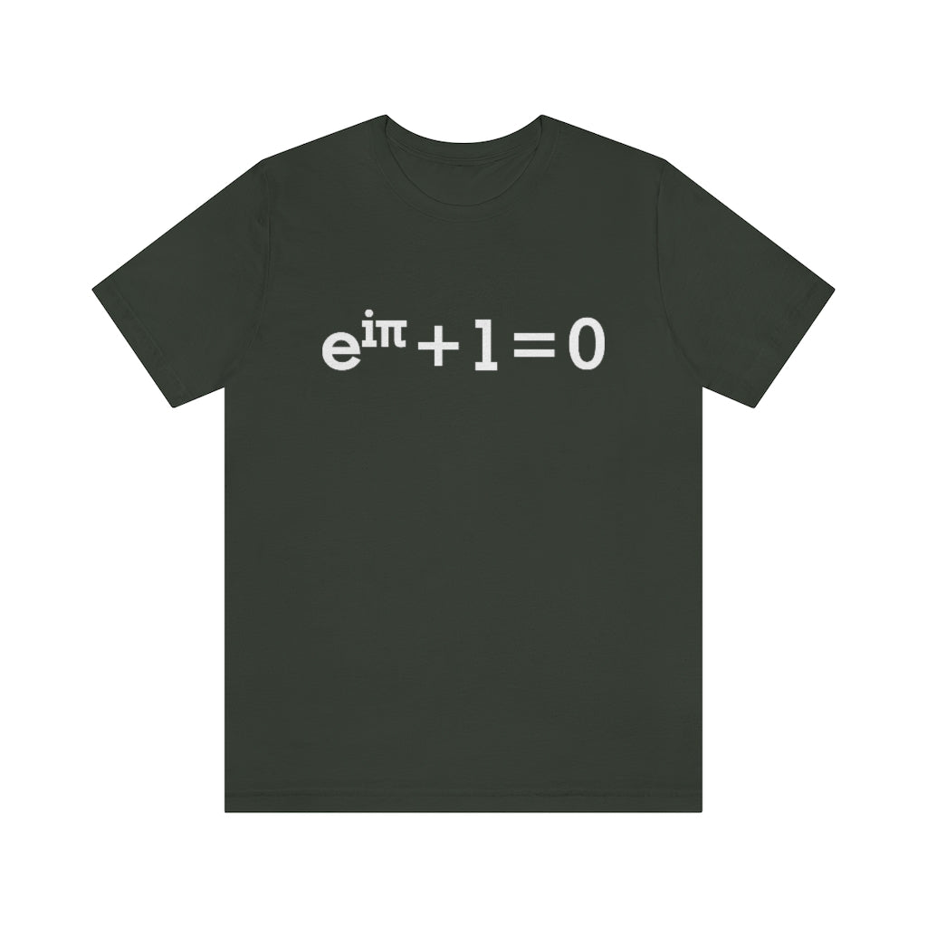 Euler Identity T-Shirt, by Aardvark Dreams