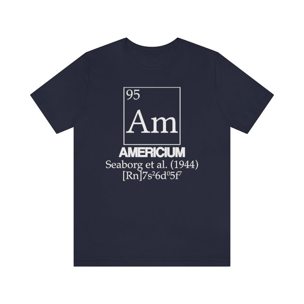 Americium Element-95 T-Shirt, by Aardvark Dreams [Elementwear]