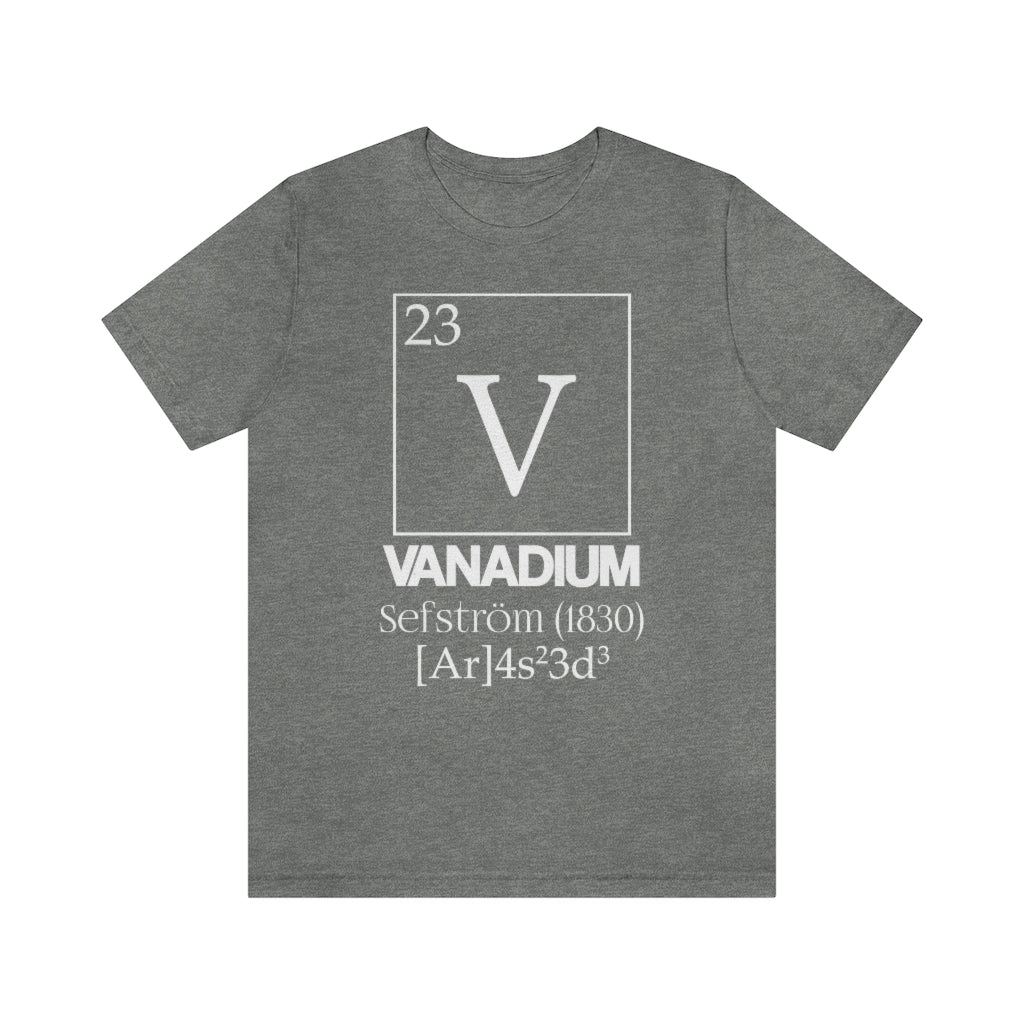 Vanadium Element-23 T-Shirt, by Aardvark Dreams [Elementwear]