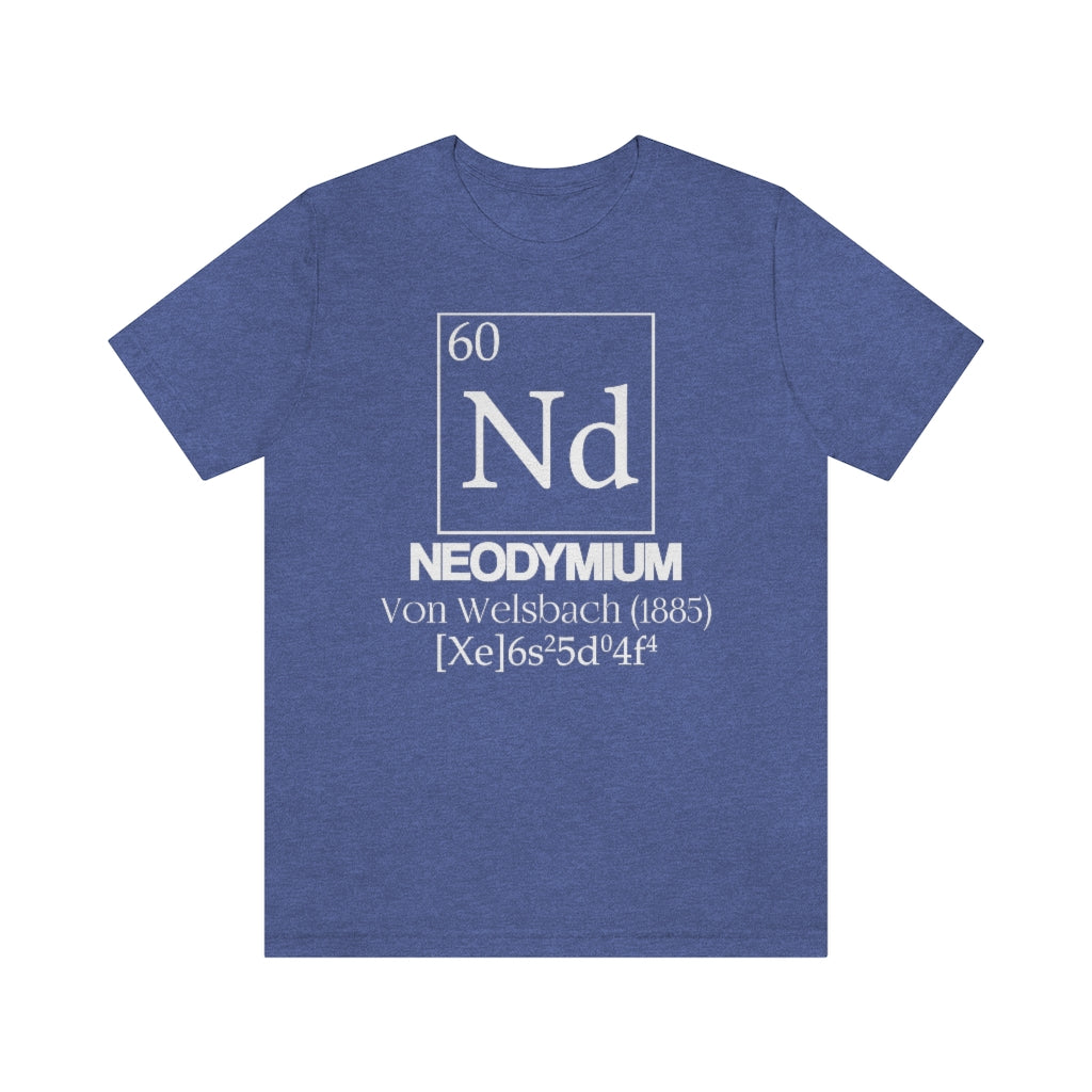 Neodymium Element-60 T-Shirt, by Aardvark Dreams [Elementwear]