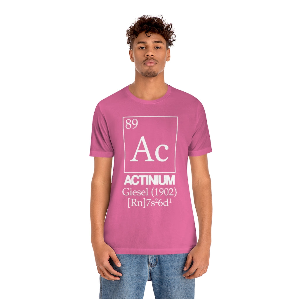 Actinium Element-89 T-Shirt, by Aardvark Dreams [Elementwear]