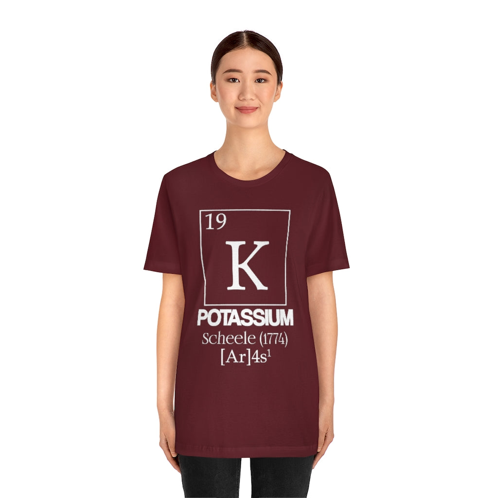 Potassium Element-19 T-Shirt, by Aardvark Dreams [Elementwear]