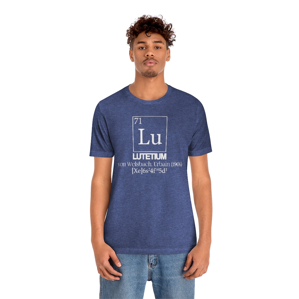 Lutetium Element-71 T-Shirt, by Aardvark Dreams [Elementwear]