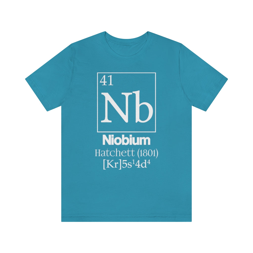 Niobium Element-41 T-Shirt, by Aardvark Dreams [Elementwear]