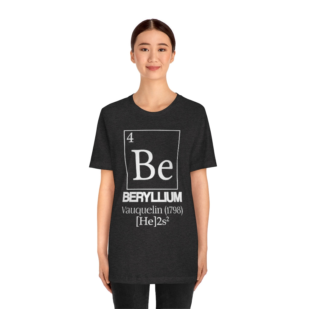 Beryllium Element-4 T-Shirt, by Aardvark Dreams [Elementwear]